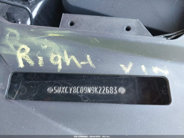 5UXCY8C09N9K22683 BMW 2022