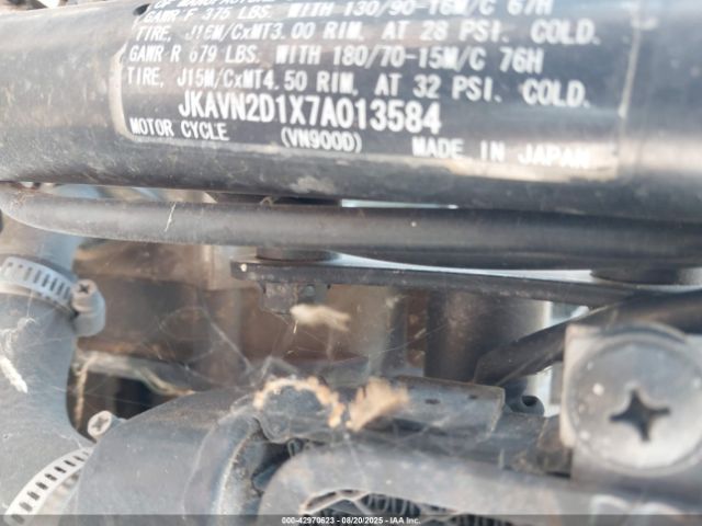 2007 KAWASAKI VN900 JKAVN2D1X7A013584 Photo 9