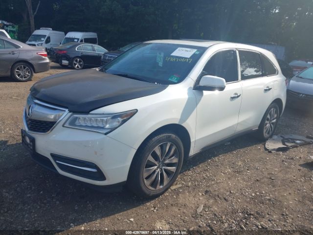 2016 ACURA MDX 5FRYD4H4XGB014925 Photo 1