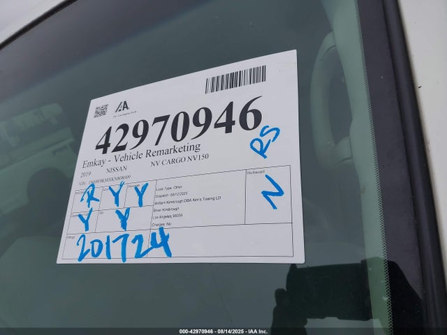 Nissan 2019 2019 1N6BF0KMXKN808009 Image 17