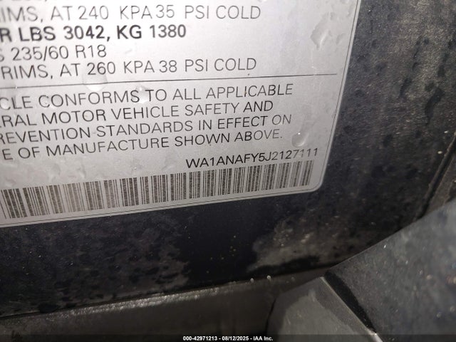 2018 AUDI Q5 WA1ANAFY5J2127111 Photo 8