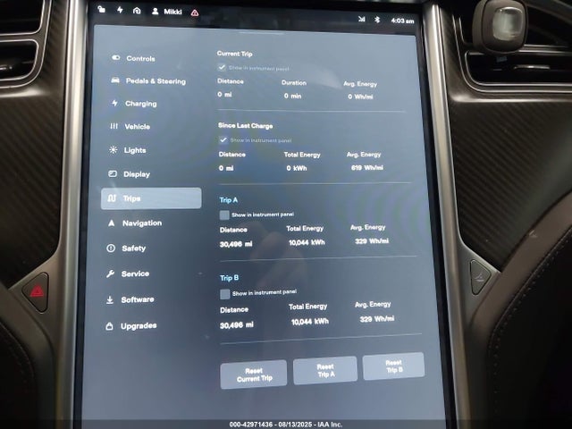 2013 TESLA MODEL S 5YJSA1CN2DFP27277 Photo 6