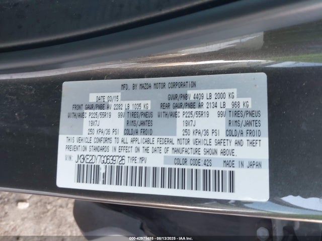 JM3KE2DY7G0639726 Mazda py