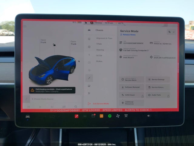 2021 TESLA MODEL Y 5YJYGDEE5MF066691 Photo 6