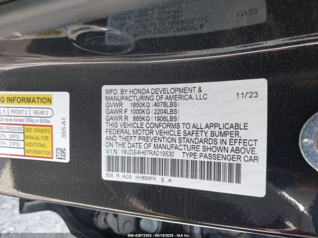 2024 ACURA INTEGRA 19UDE4H67RA019530 Photo 8