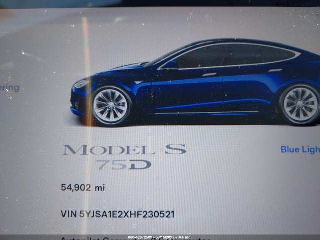 2017 TESLA MODEL S 5YJSA1E2XHF230521 Photo 6