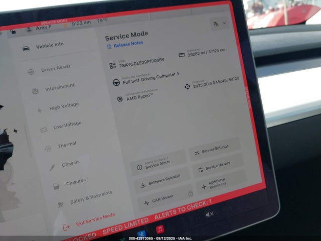 2024 TESLA MODEL Y 7SAYGDEE2RF190864 Photo 6