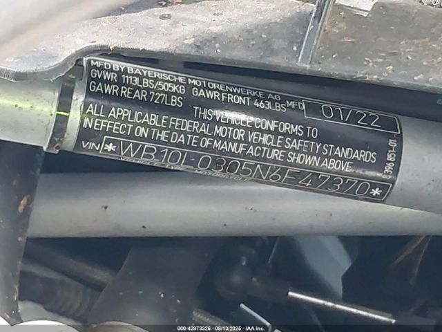 2022 BMW R 1250 WB10L0305N6F47370 Photo 9