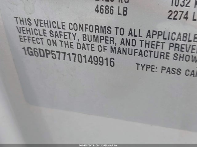 2007 CADILLAC CTS 1G6DP577170149916 Photo 8