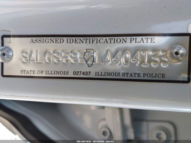 2020 LAND ROVER RANGE ROVER SALGS5SE2LA404133 Photo 8