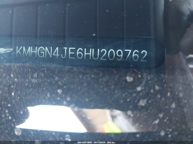 KMHGN4JE6HU209762 Genesis G80