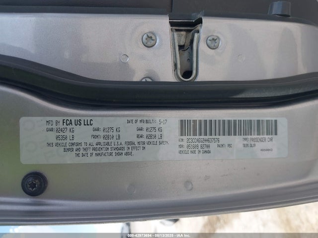 2C3CCAGG2HH637576 Chrysler 300