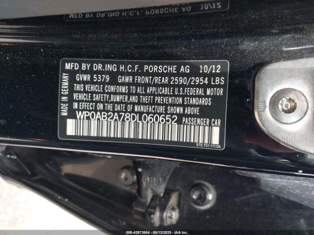 2013 PORSCHE PANAMERA WP0AB2A78DL060652 Photo 8