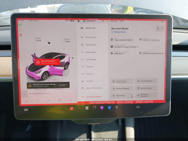 2023 TESLA MODEL Y 7SAYGDEDXPF962161 Photo 6