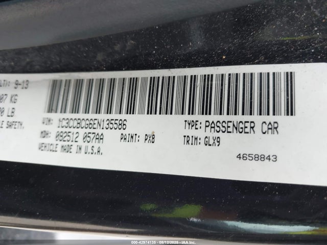 1C3CCBCG6EN135586 Chrysler 200