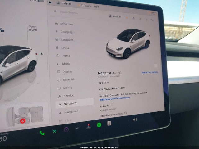 2024 TESLA MODEL Y 7SAYGDED3RF158514 Photo 6