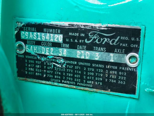 1959 FORD FAIRLANE C9AS164120 Photo 8