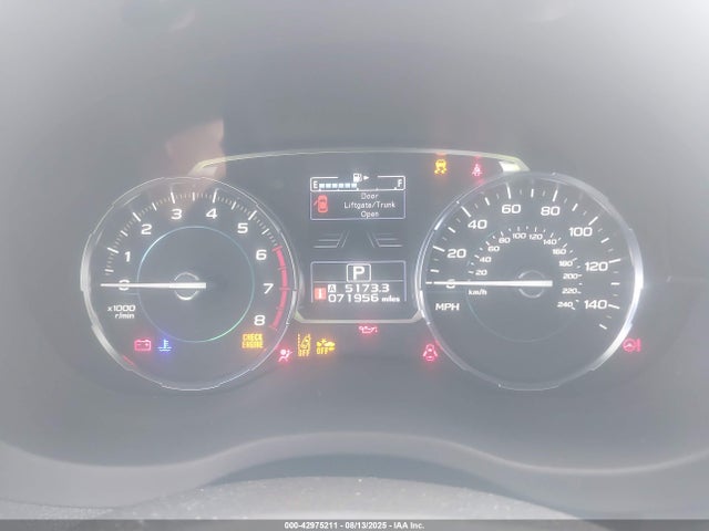 JF2SJAGC0JH479469 Subaru naturally aspirated u5