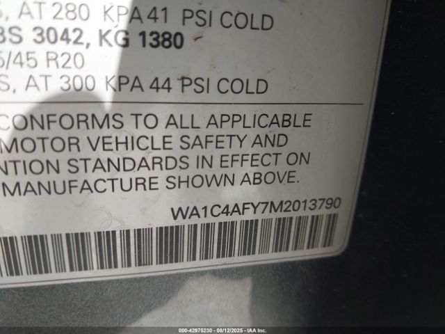 2021 AUDI SQ5 WA1C4AFY7M2013790 Photo 8