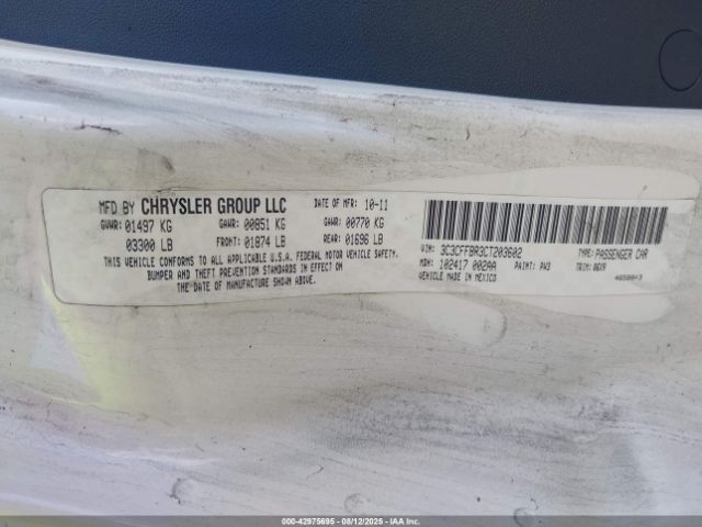 2012 FIAT 500 3C3CFFBR3CT203602 Photo 8