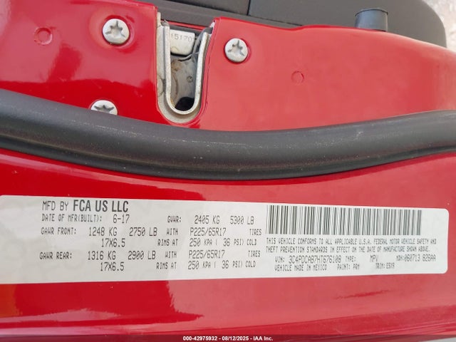 Dodge 2017 2017 3C4PDCAB7HT676108 Image 9