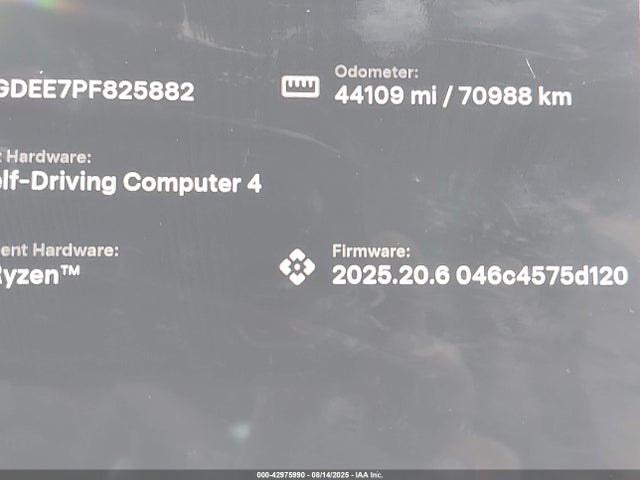 2023 TESLA MODEL Y 7SAYGDEE7PF825882 Photo 6