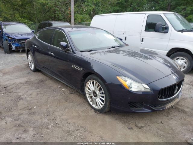 2014 MASERATI QUATTROPORTE ZAM56RRAXE1084247