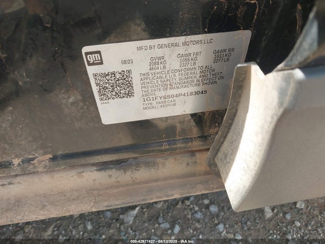 Chevrolet 2023 2023 1G1FY6S04P4183045 Image 8