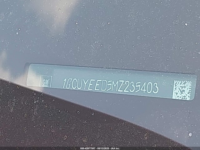 1GCUYEED5MZ235403 Chevrolet l84