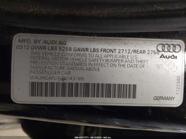 2012 AUDI A6 WAUHGAFC4CN143169 Photo 8