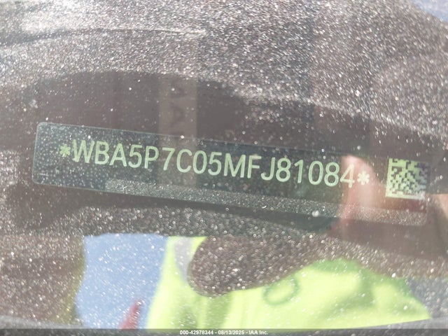 BMW 2021 2021 WBA5P7C05MFJ81084 Image 9