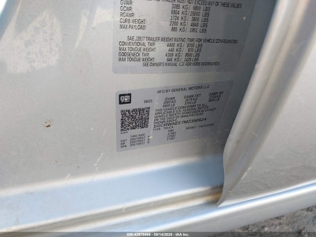 1GCRWAEF7MZ350624 Chevrolet l82