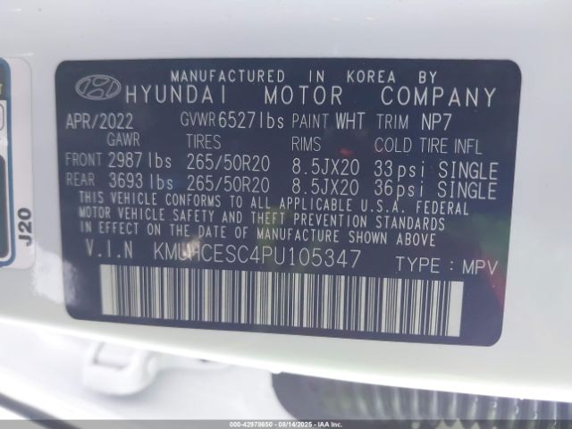 2023 GENESIS GV80 KMUHCESC4PU105347 Photo 8