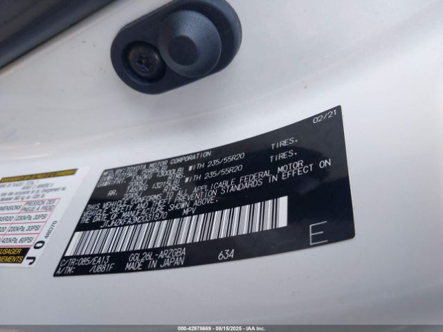 2021 LEXUS RX 350L JTJHZKFA3M2031870 Photo 8