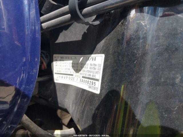 1999 YAMAHA XV1600 JYAVP02E7XA000295 Photo 9