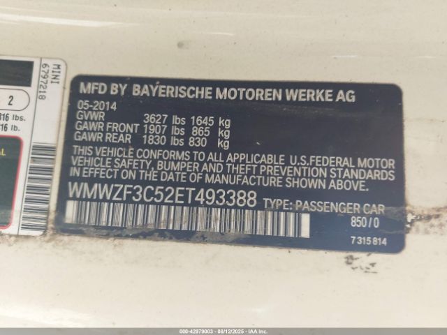 2014 MINI CLUBMAN WMWZF3C52ET493388 Photo 8