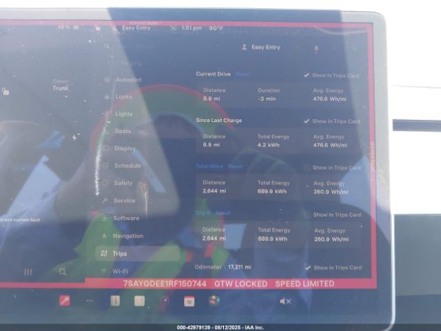 2024 TESLA MODEL Y 7SAYGDEE1RF150744 Photo 6