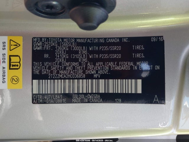 Lexus RX 2017 2T2ZZMCA2HC036858 Image 9