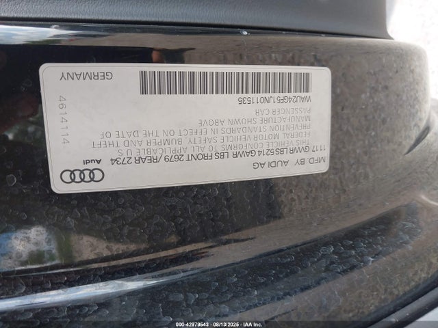 2018 AUDI S5 WAU24GF51JN011535 Photo 8