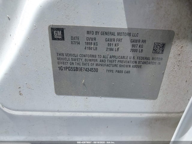 Chevrolet CRUZE LTZ 2014 1G1PG5SB9E7434530 Image 25