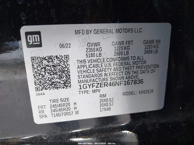 2022 CADILLAC XT4 1GYFZER46NF167836 Photo 8