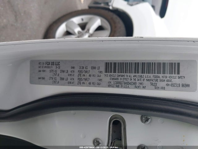 1C6RR6GT0HS542349 RAM 1500