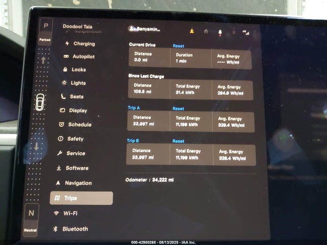 2022 TESLA MODEL S 5YJSA1E54NF490712 Photo 6