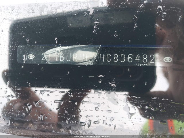 Toyota 2zr-fe 2017 2T1BURHEXHC836482 Image 9