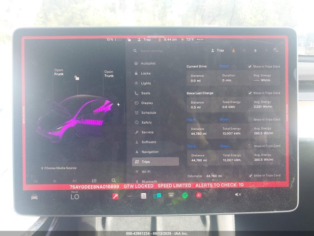 2022 TESLA MODEL Y 7SAYGDEE8NA016899 Photo 6