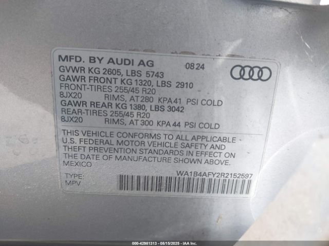 2024 AUDI SQ5 WA1B4AFY2R2152597 Photo 8