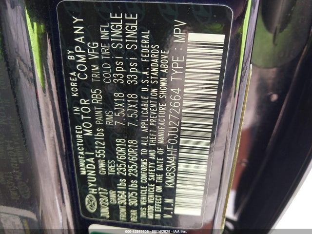 KM8SM4HF0JU272664 Hyundai gdi lambda ?
