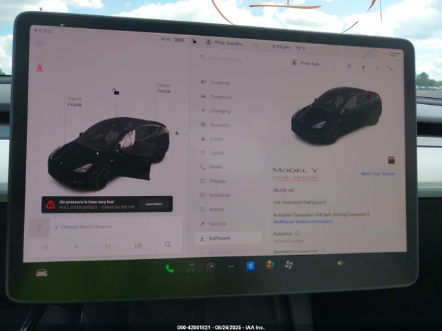 2022 TESLA MODEL Y 7SAYGDEF0NF324337 Photo 6