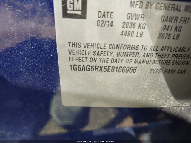 2014 CADILLAC ATS 1G6AG5RX6E0166966 Photo 8