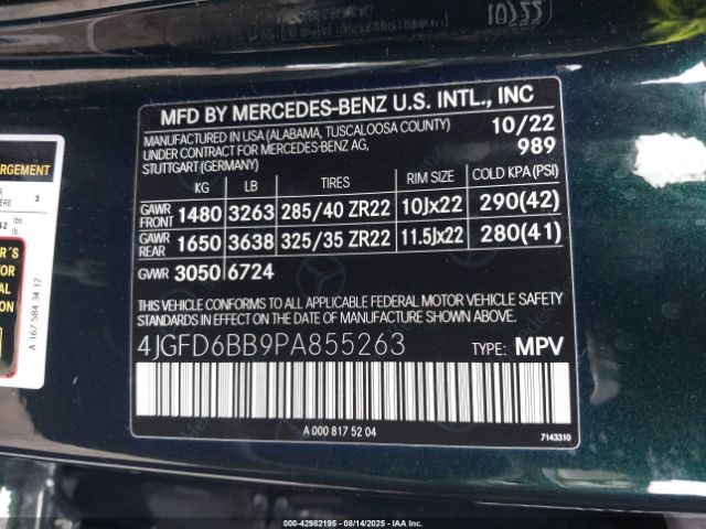 2023 MERCEDES-BENZ AMG GLE 53 COUPE 4JGFD6BB9PA855263 Photo 8